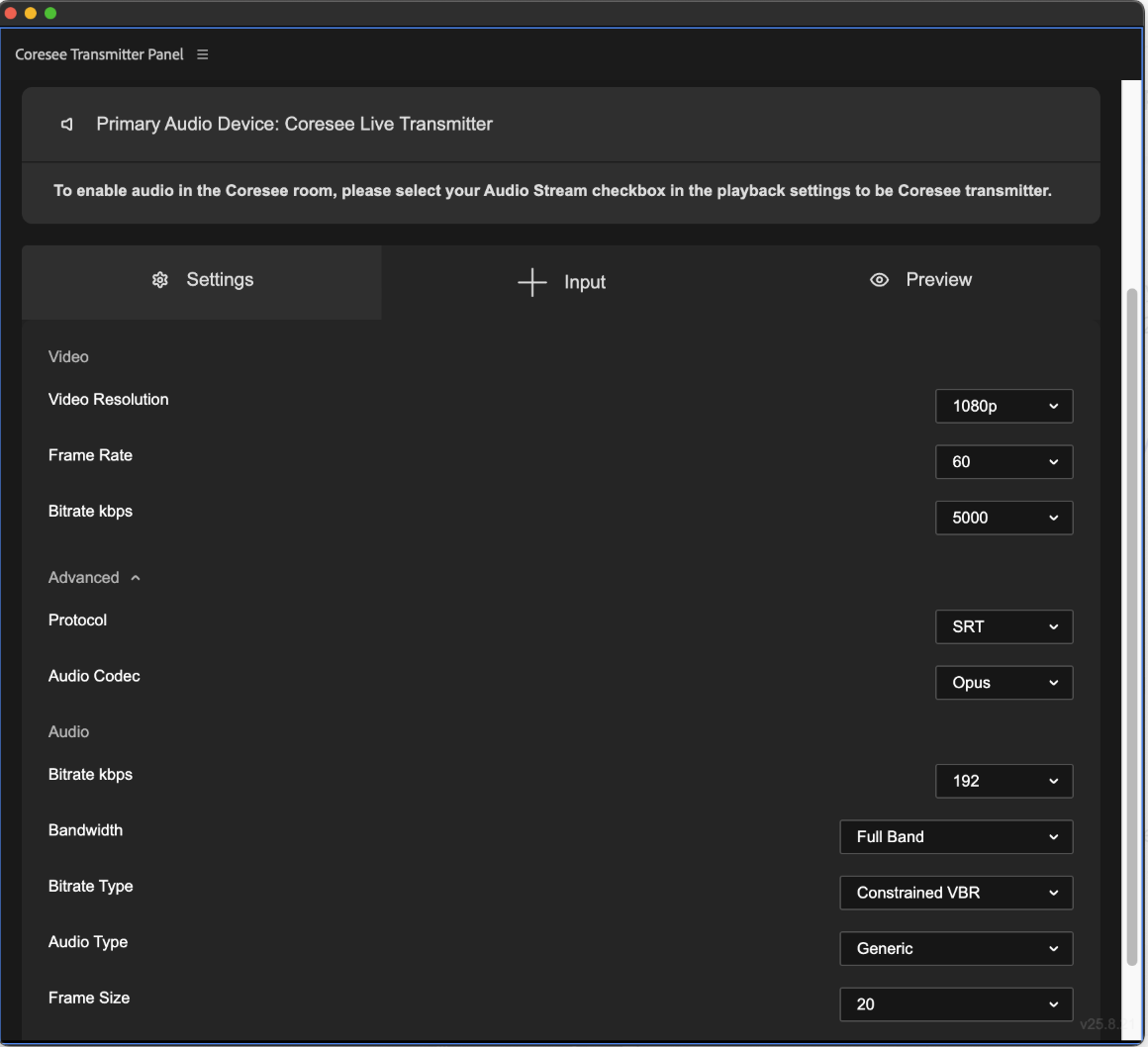 Adobe Settings