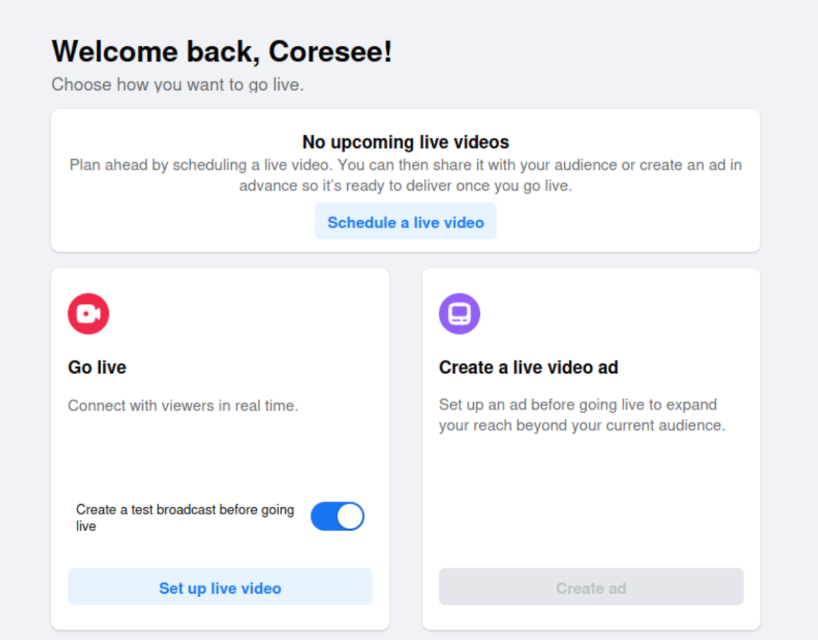 Facebook Setuplivevideo Facebook Setuplivevideo
