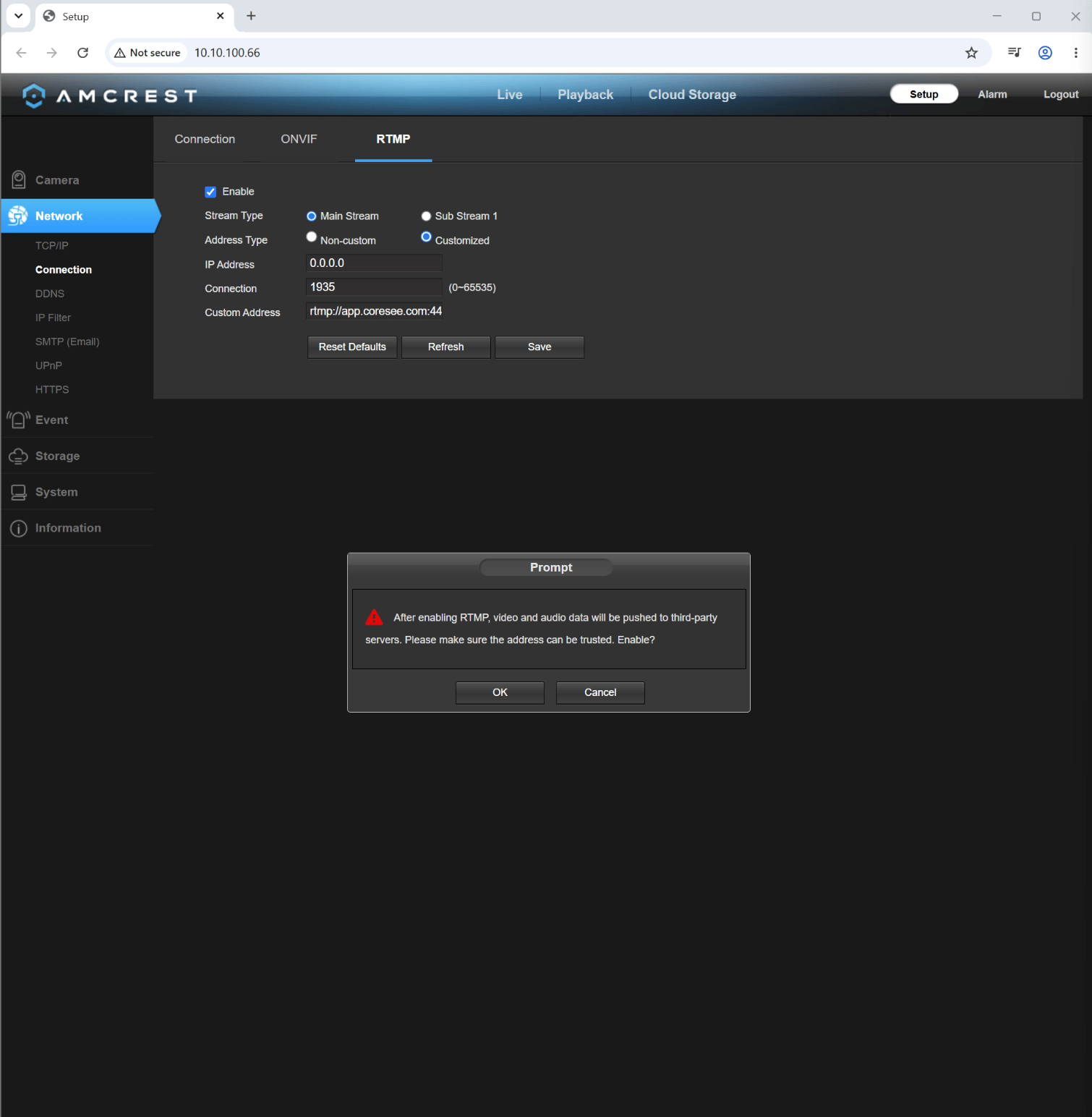 Amcrest Config 2 Amcrest Config 2