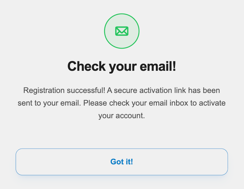 Check Email Create Account Check Email Create Account