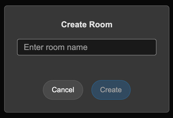 Create Room Create Room