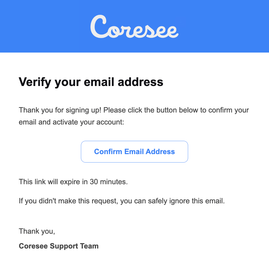 Email Confirm Account Email Confirm Account