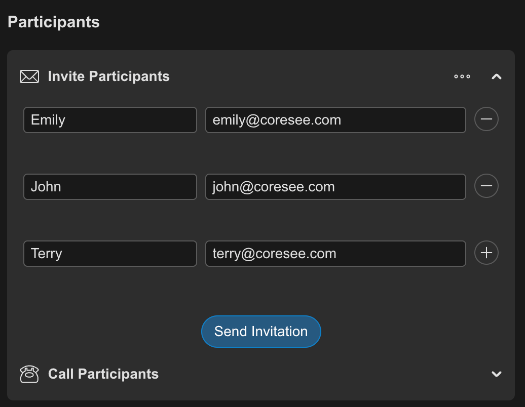 Invite Part Invite Part
