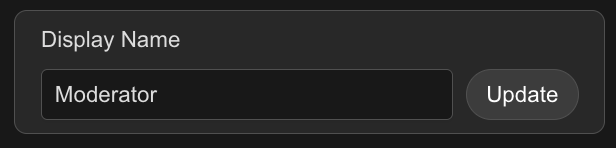 Moderator Identity
