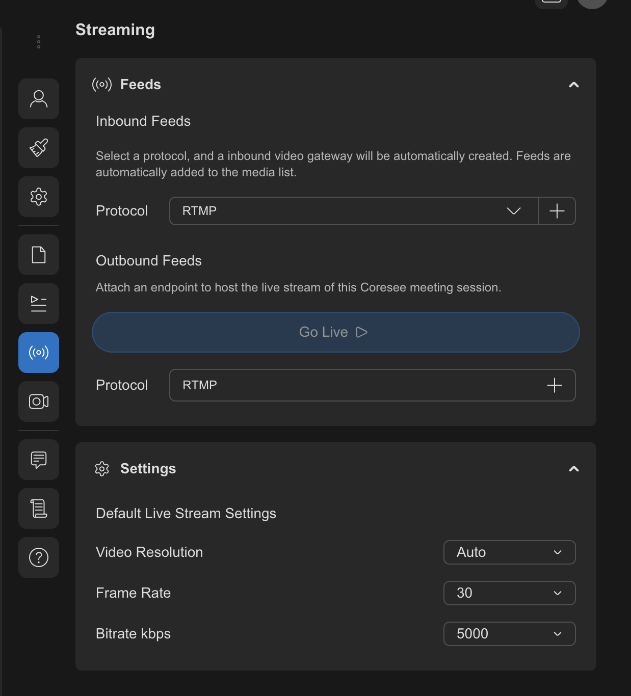 Streaming Tab