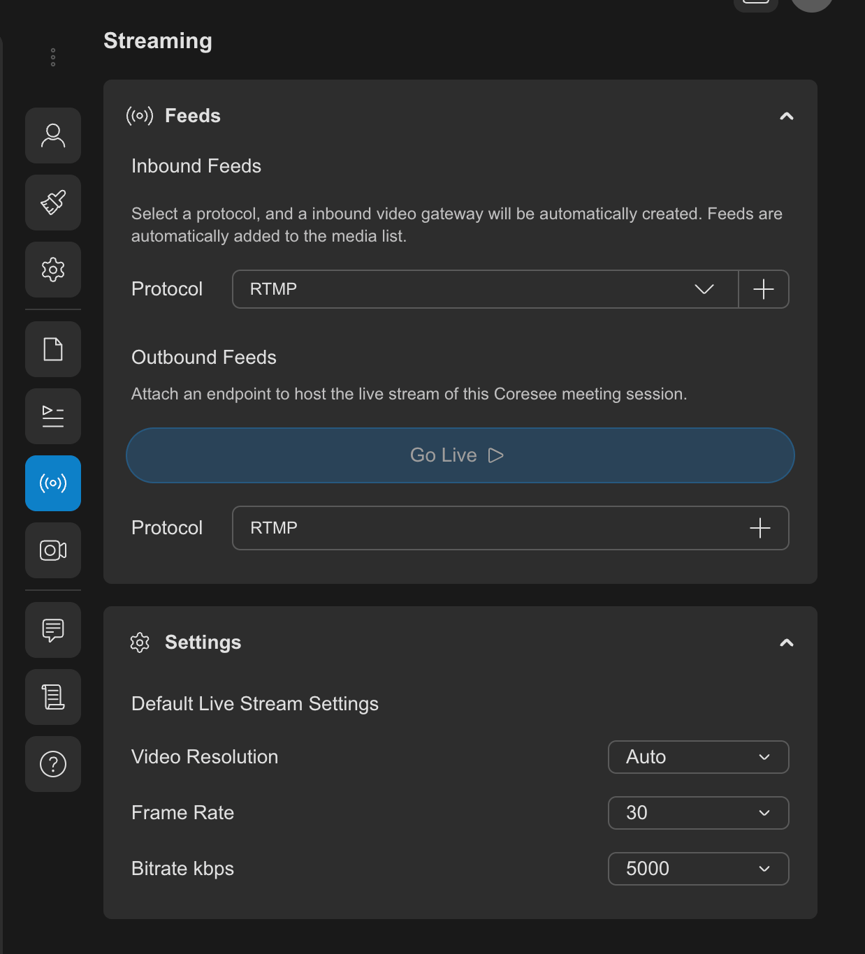 Streaming Tab
