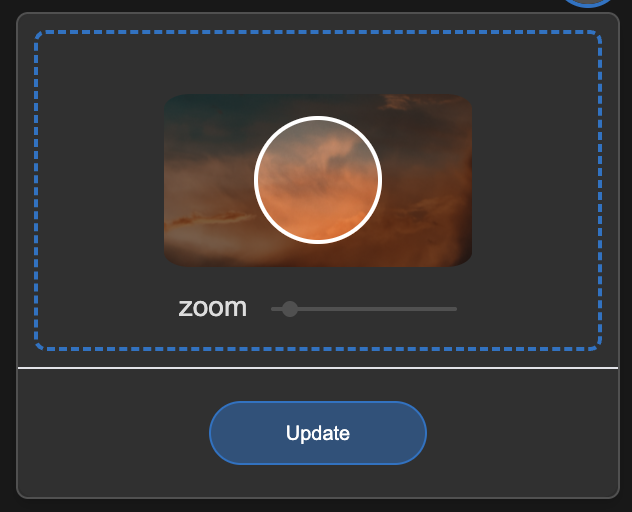 Upload Profile Resize