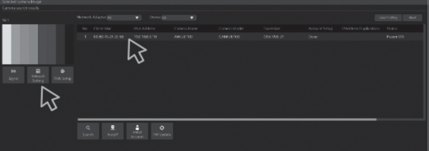 Panasonic Networksetting