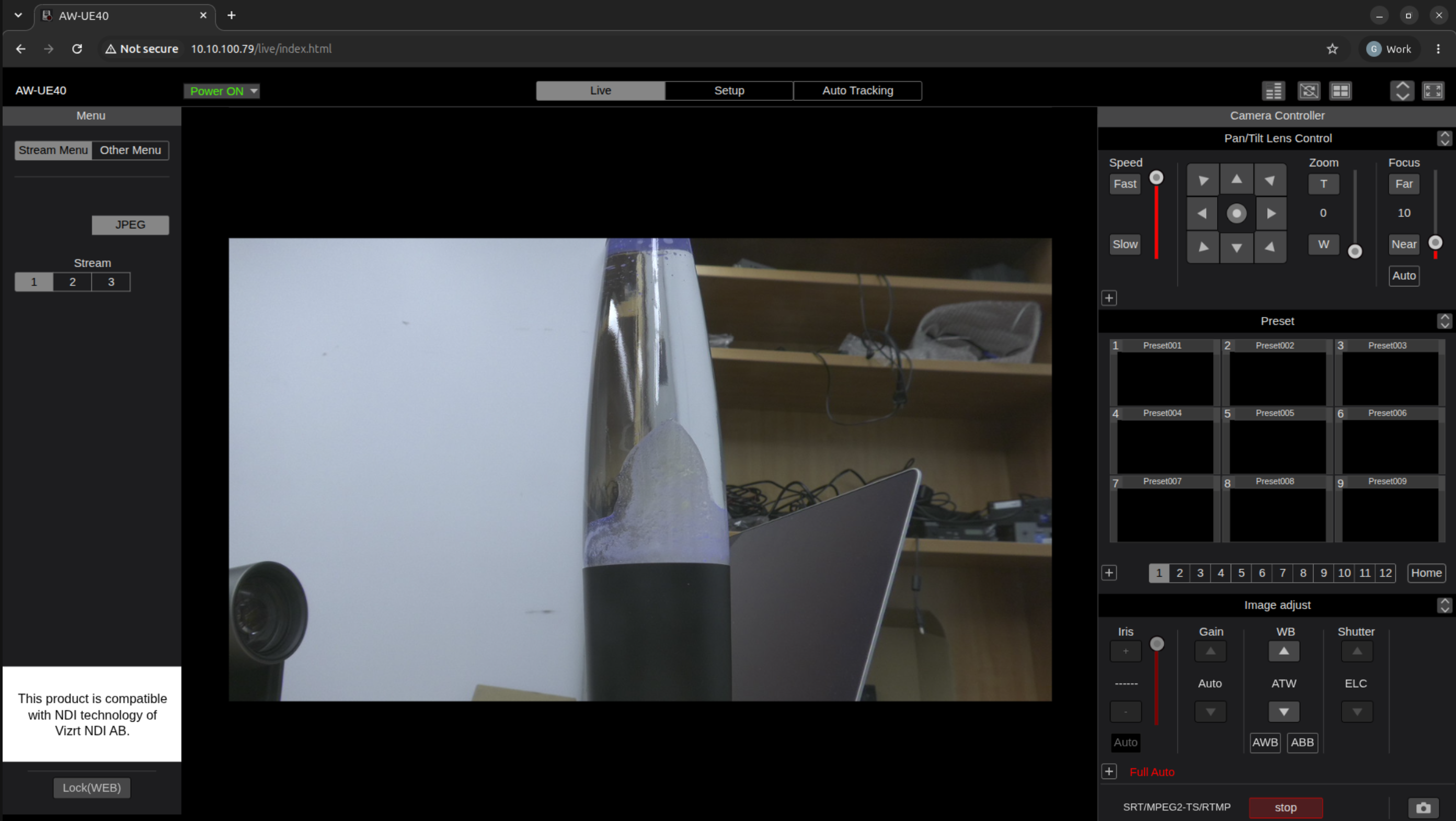 Panasonic Webgui 5