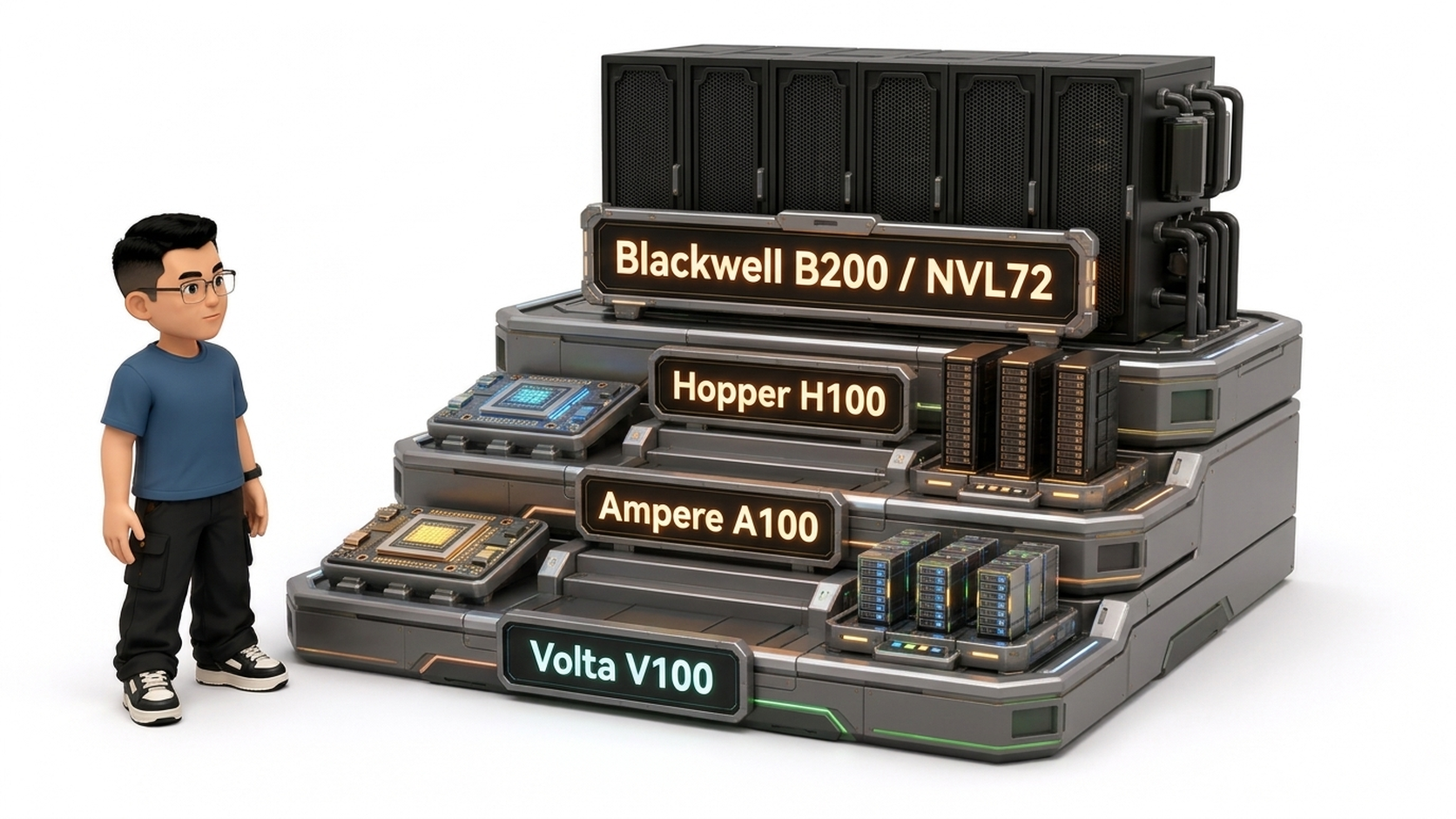 Ringi 导师解构：NVIDIA 四代旗舰架构演进阶梯图