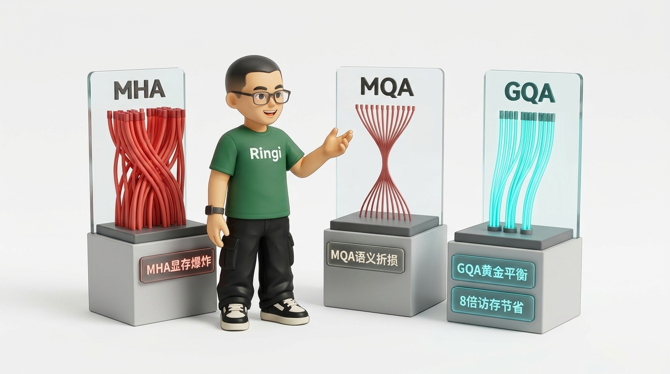 Ringi 导师解构：MHA 到 GQA 演进对比