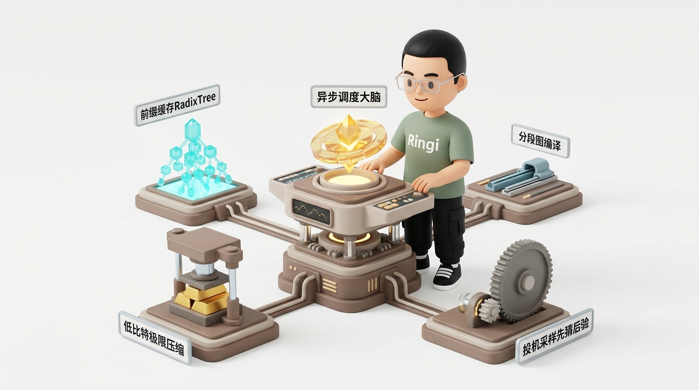 Ringi 导师解构：vLLM 生产级系统架构与四重加速引擎全景