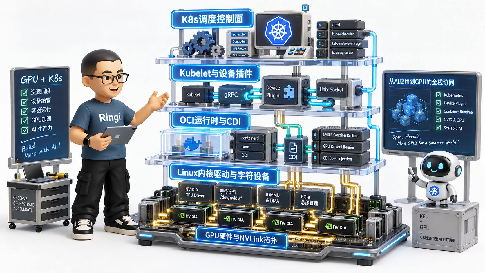 Ringi 导师解构：GPU 容器化与 Kubernetes 硬件纳管全栈全景工坊