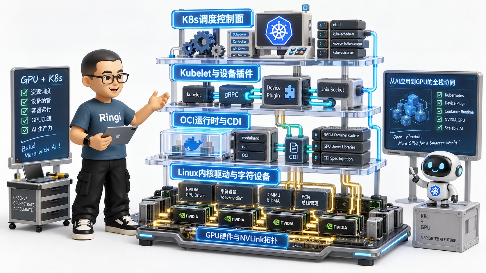 Ringi 导师解构:GPU 容器化与 Kubernetes 硬件纳管全栈全景工坊