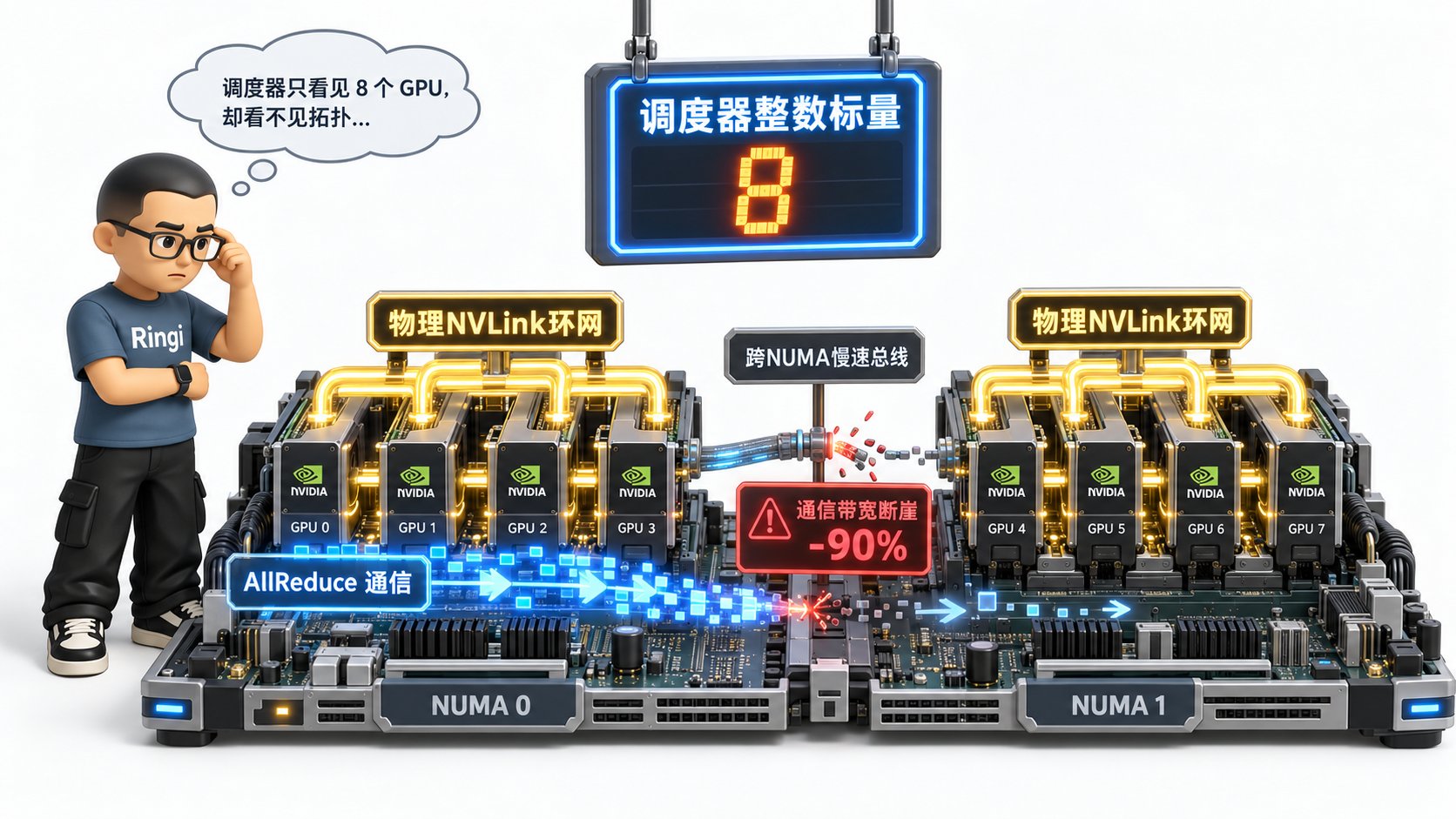 Ringi 导师解构:K8s Device Plugin 与调度器拓扑失明冲突