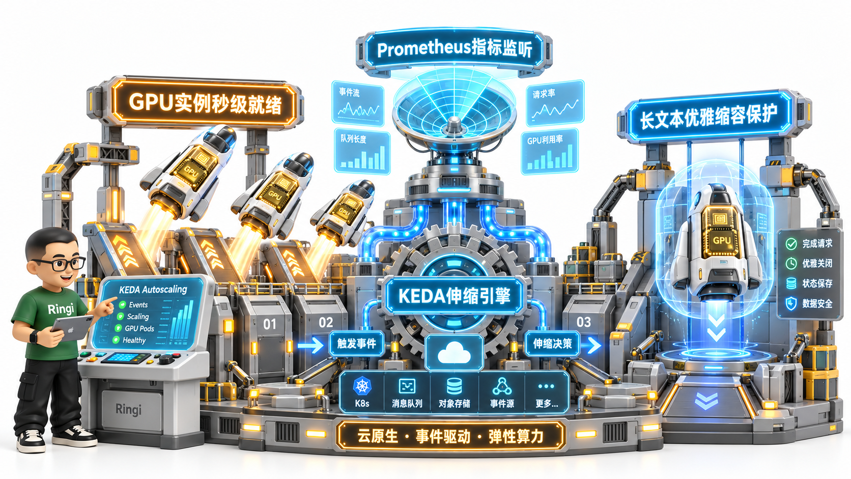 Ringi 导师解构：KEDA 事件驱动与毫秒级弹性扩缩容