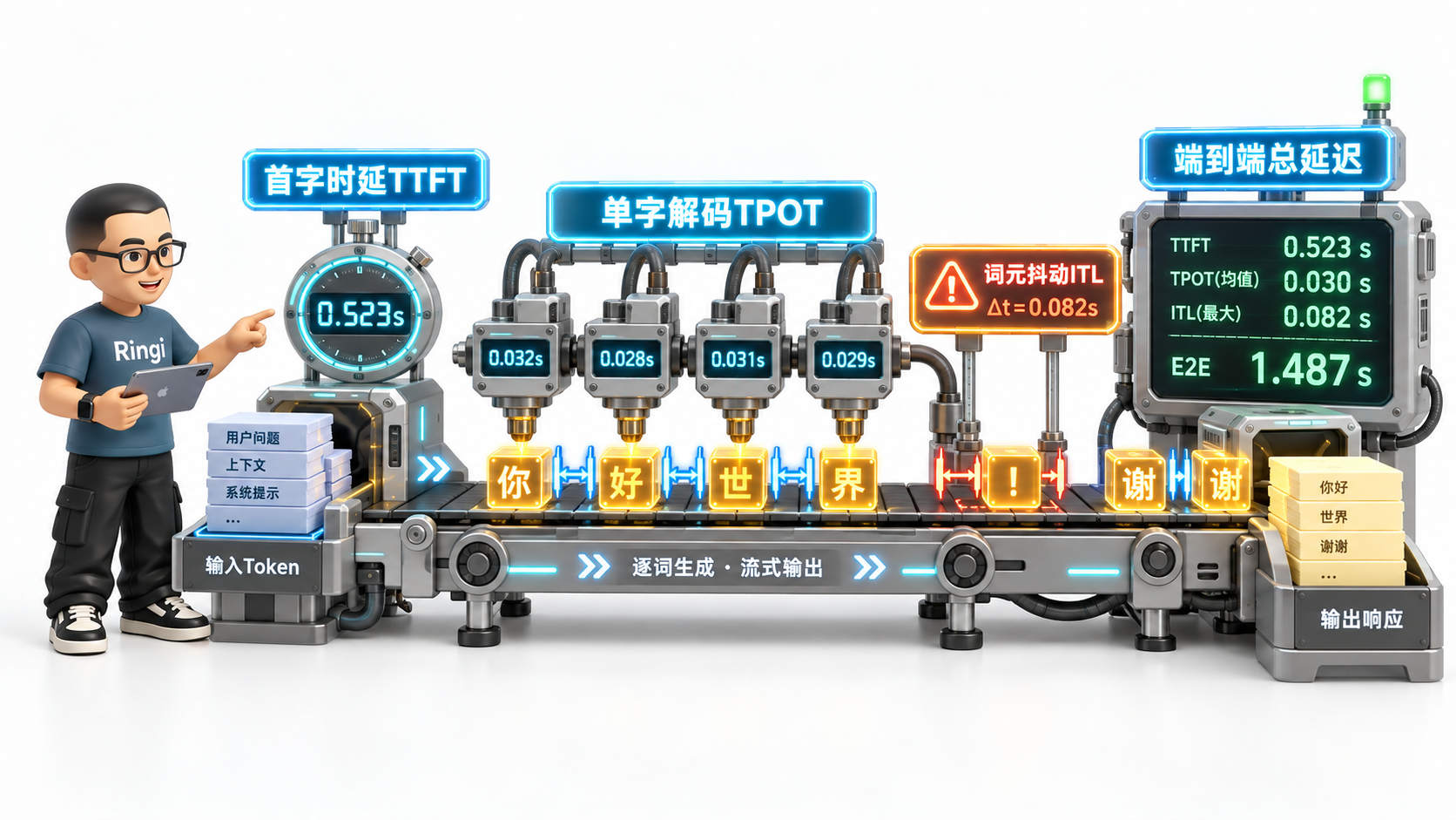 Ringi 导师解构：大模型语义延迟四黄金指标解构