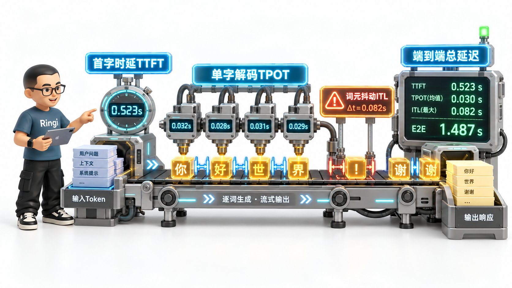 Ringi 导师解构:大模型语义延迟四黄金指标解构