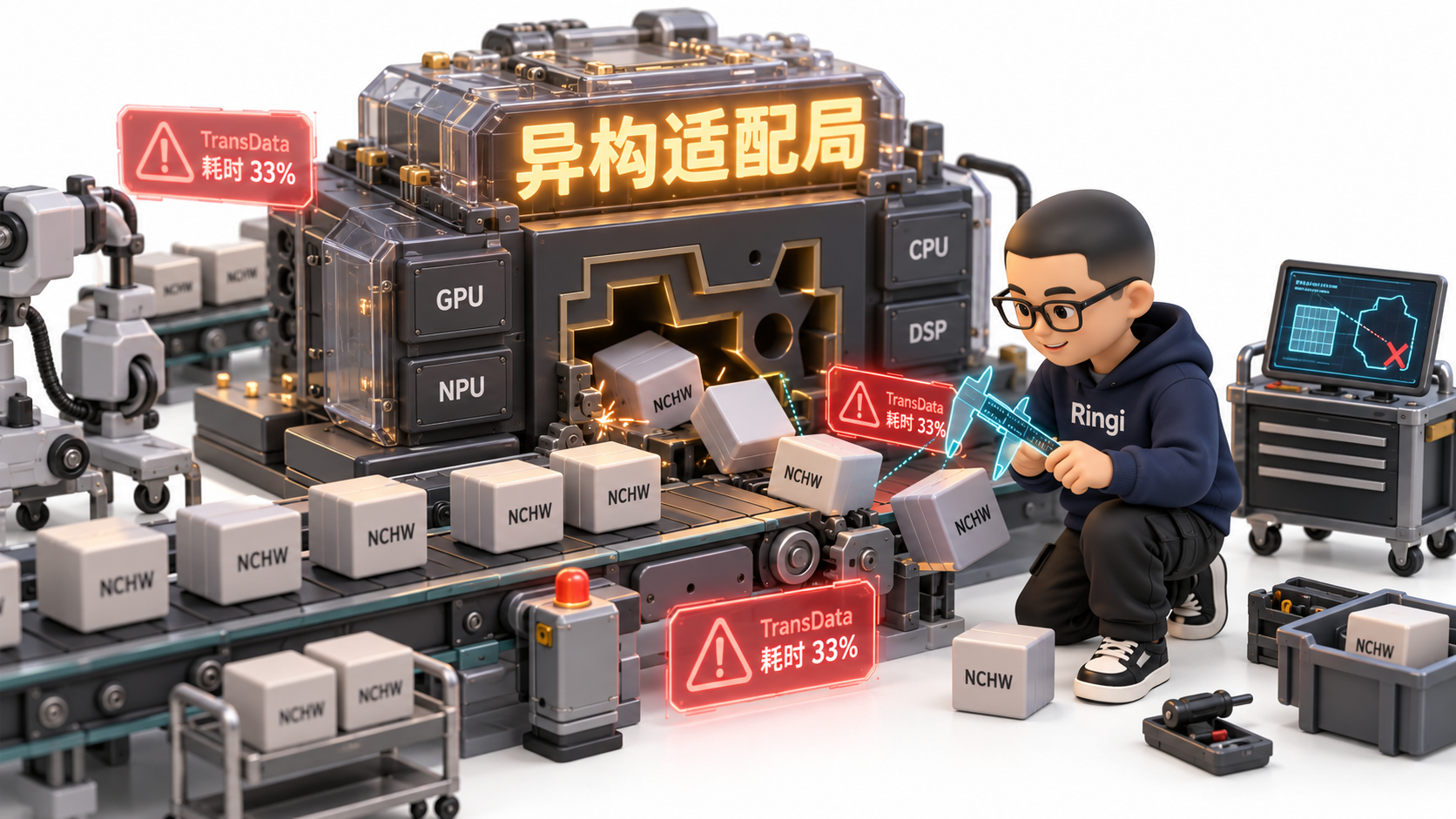 Ringi 导师解构：异构算力移植受挫与算子排布冲突工坊