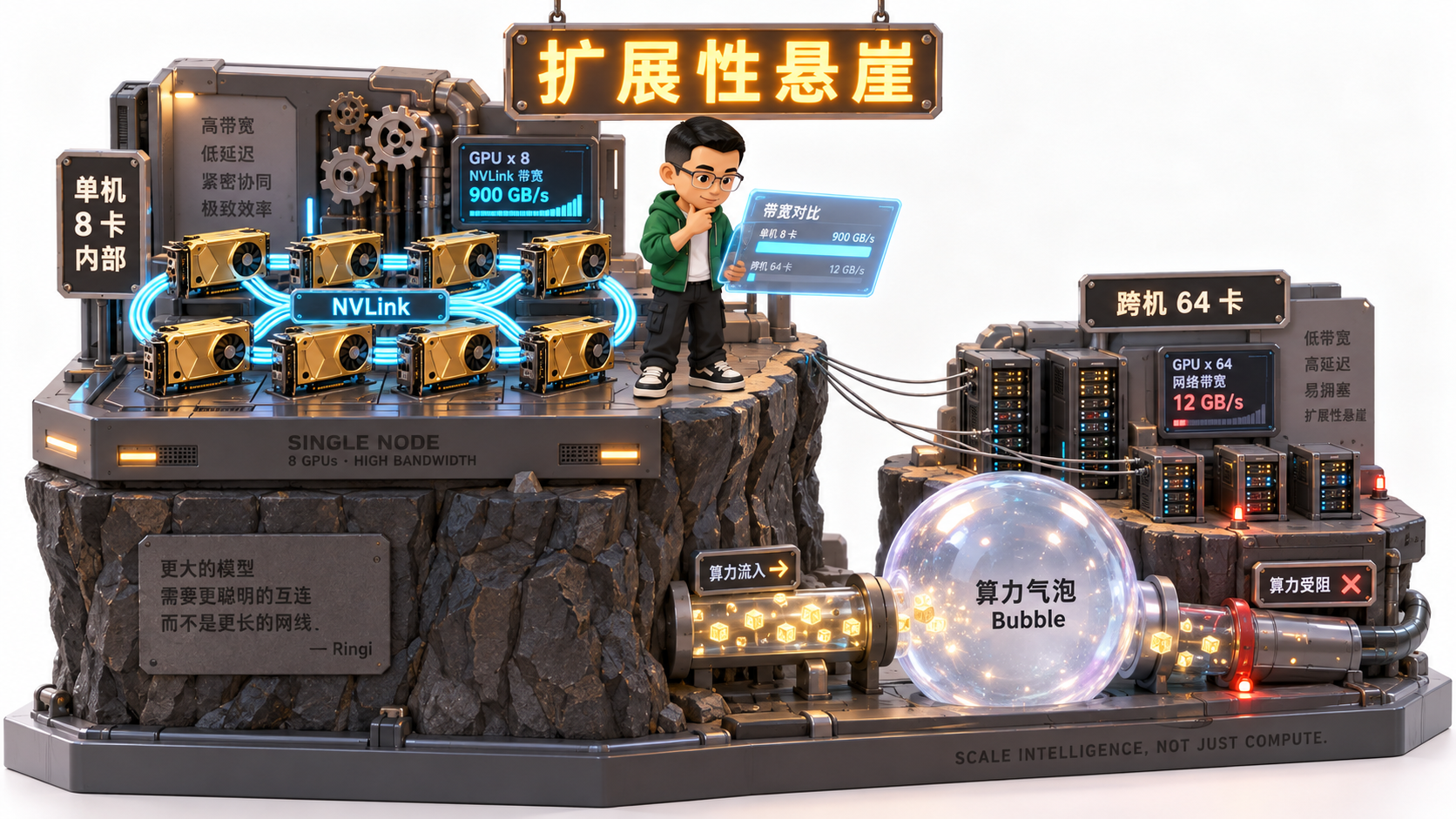 Ringi 导师解构：核心全景工坊——多机跨机通信悬崖与算力气泡解剖台