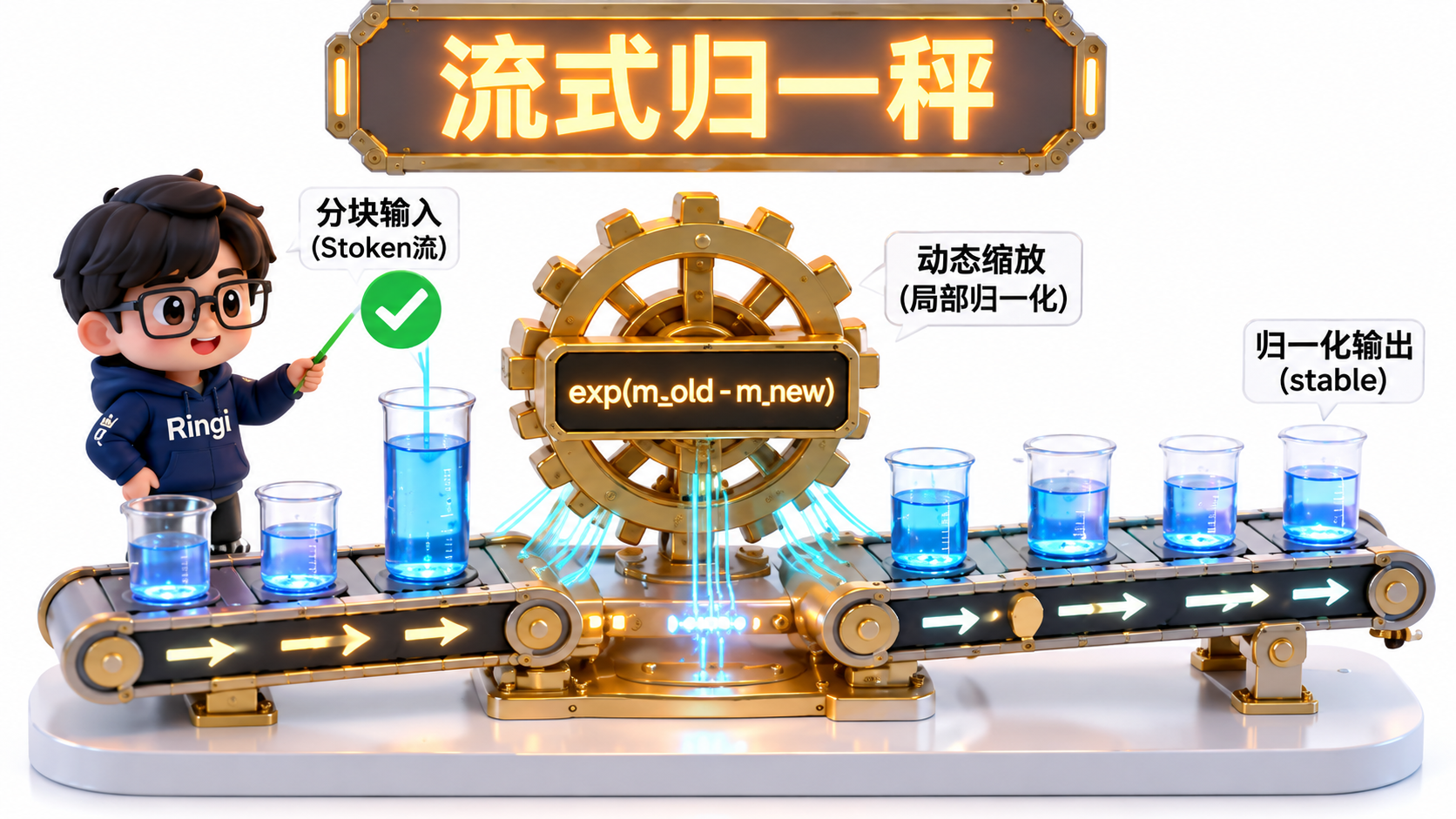 Ringi 导师解构：Online Softmax 动态局部归一化天平