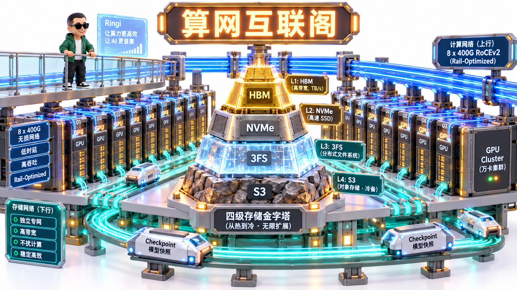 Ringi 导师解构：双轨无损网络与四级存储金字塔中枢