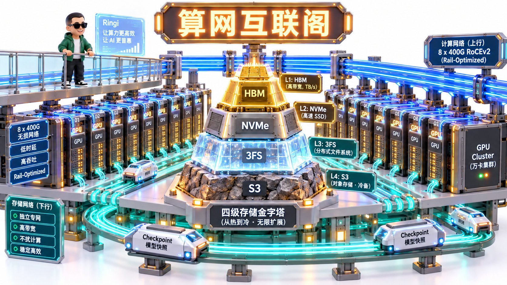 Ringi 导师解构:双轨无损网络与四级存储金字塔中枢