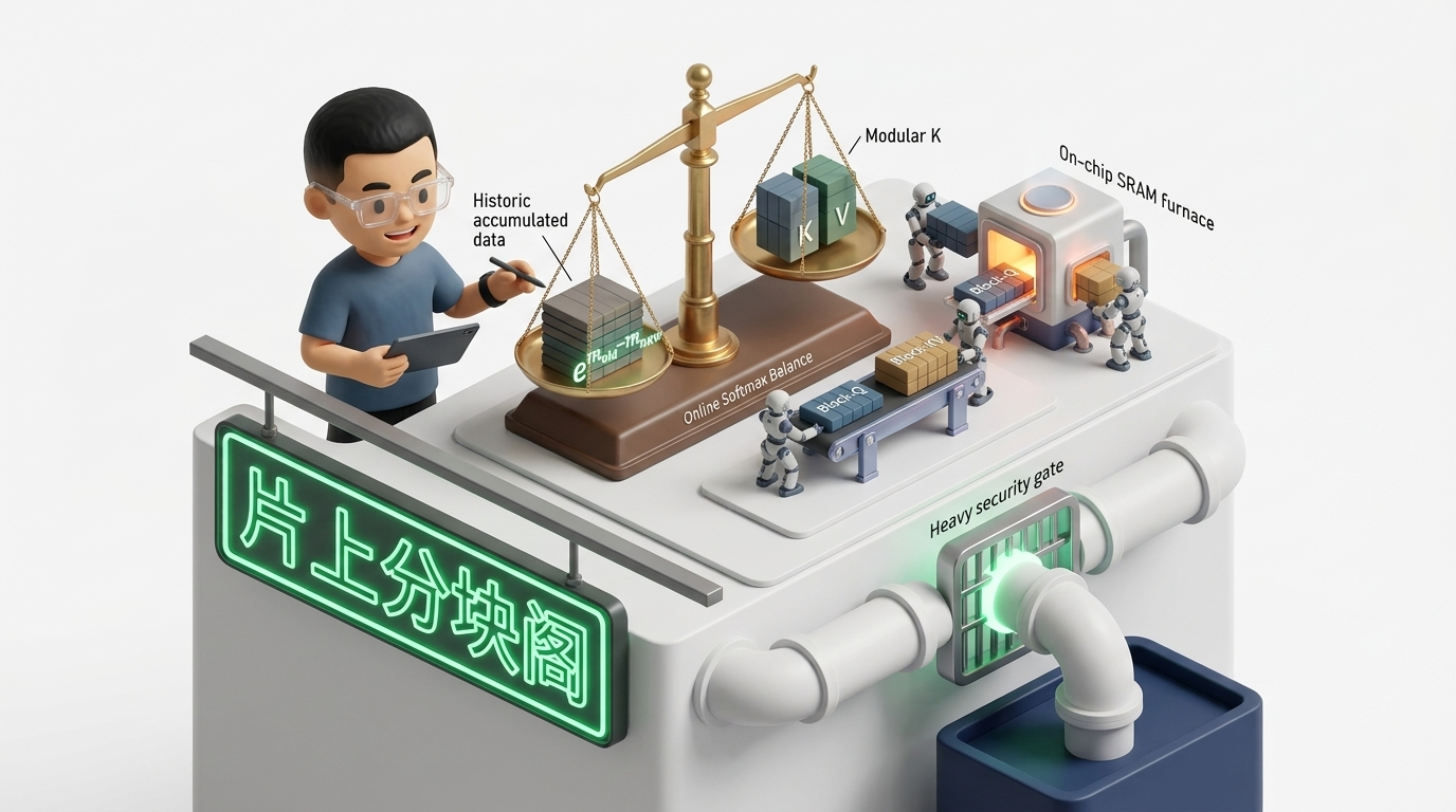 Ringi 导师解构：FlashAttention 片上 SRAM 流式分块熔炉与在线天平