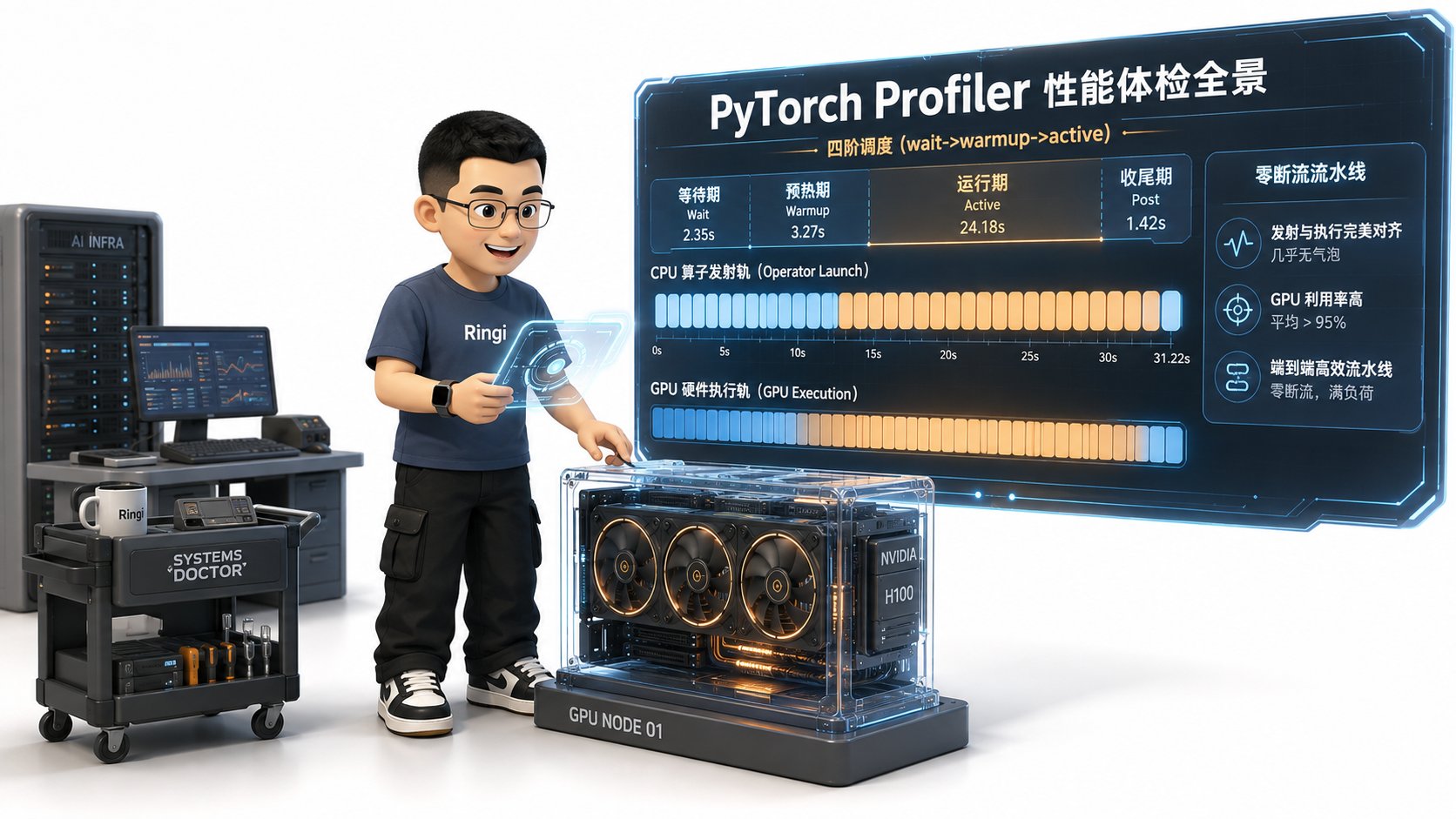Ringi 导师解构:PyTorch Profiler 性能体检与 Trace 全景工坊