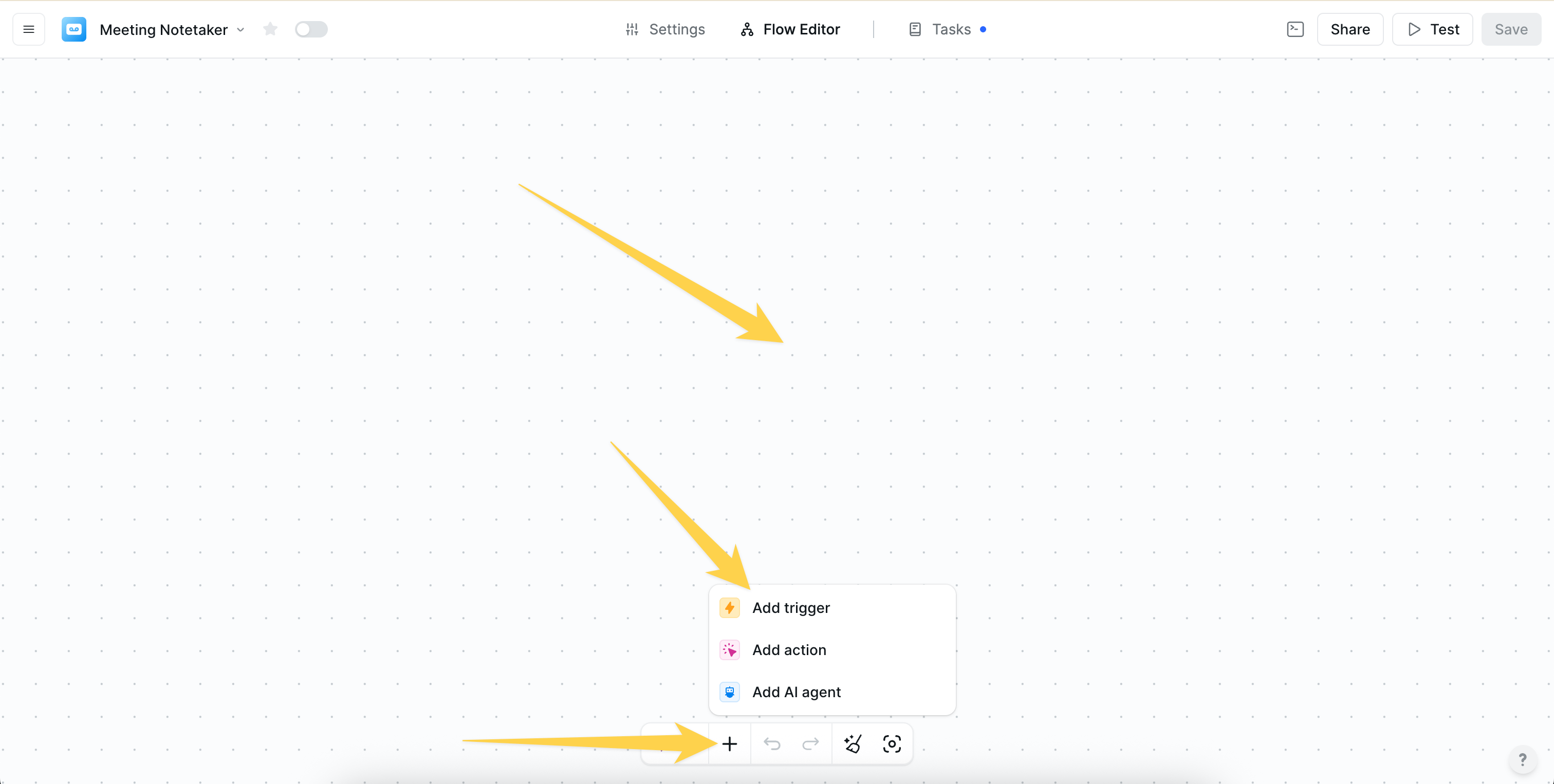 Calendar + Chat multi-trigger workflow