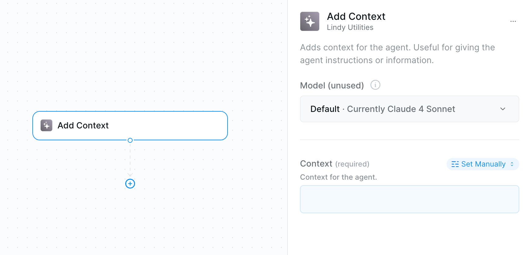 Adding important information to context
