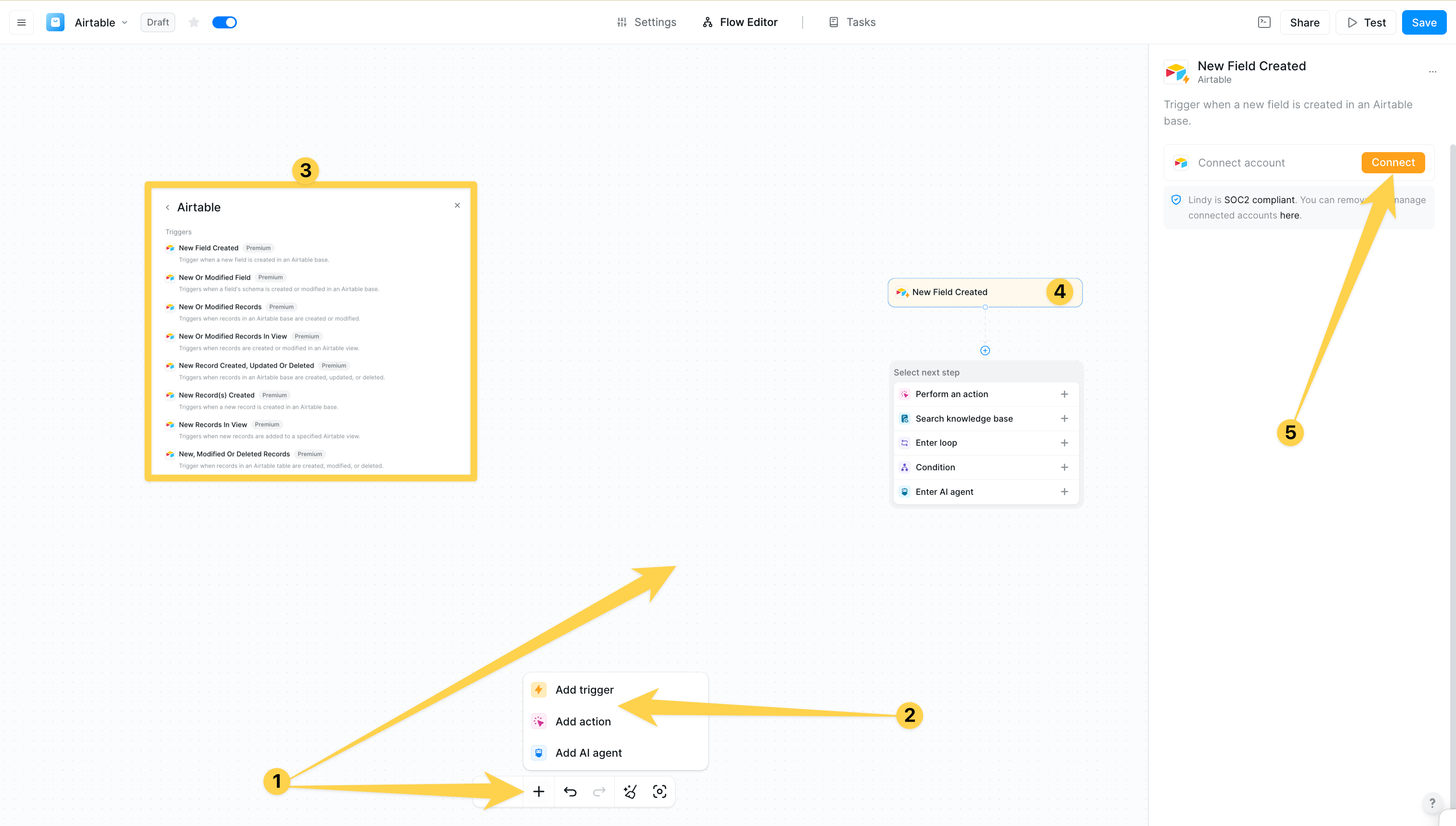 Add Airtable to workflow