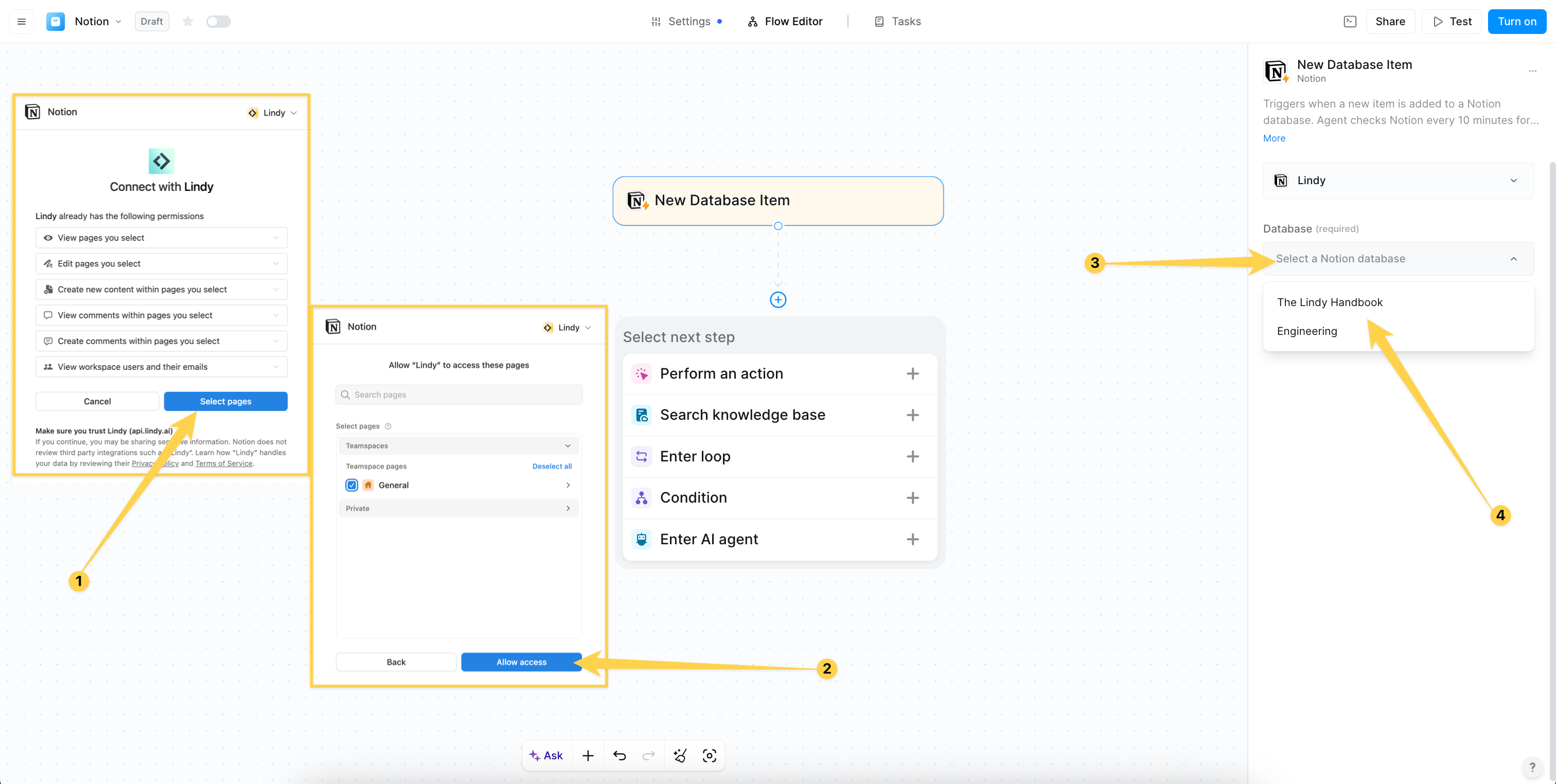 Notion connection