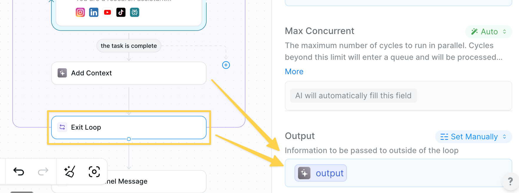 Exit competitor analysis loop