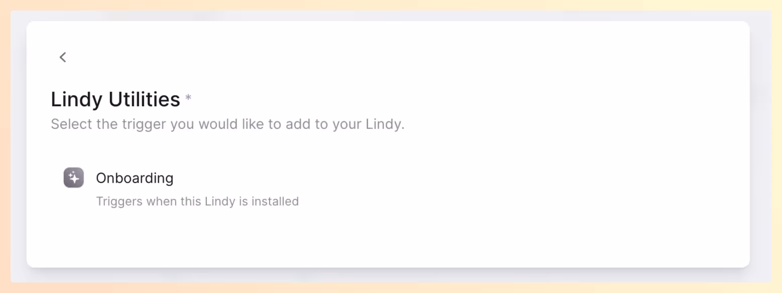 Step-by-Step Onboarding Trigger