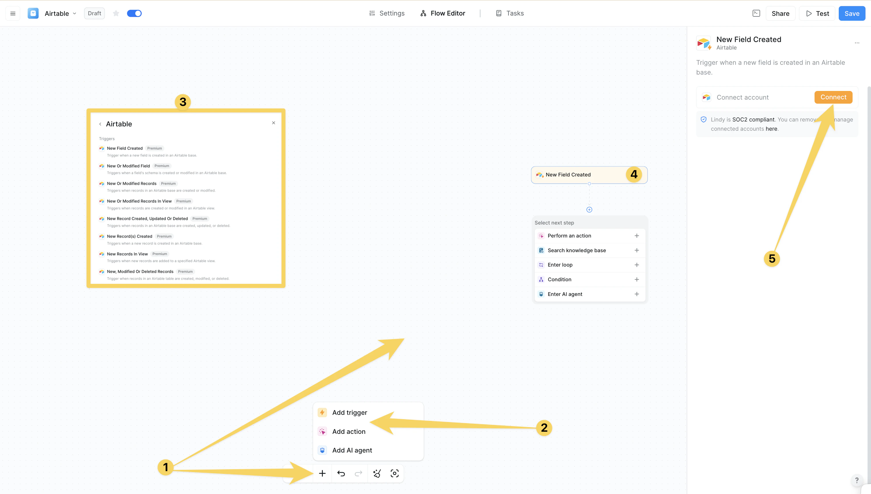 Add Airtable to workflow