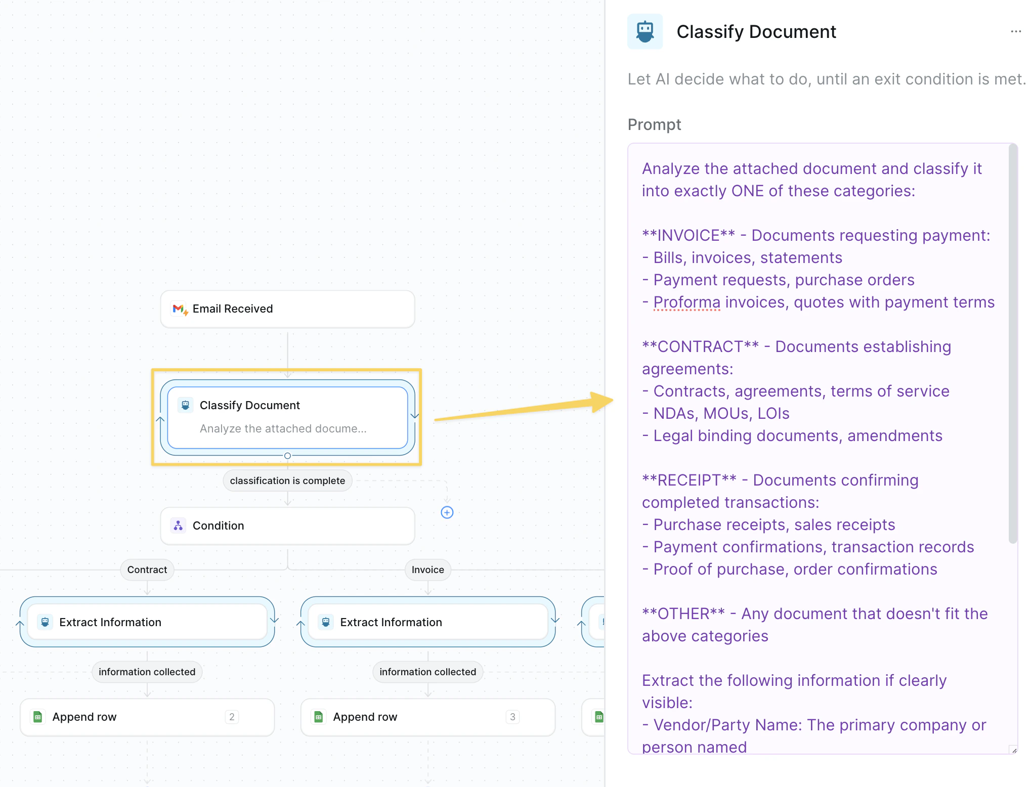 AI document classification