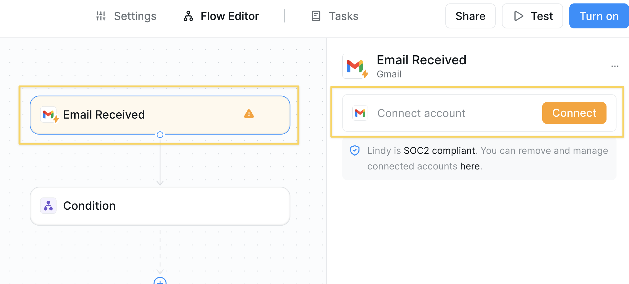 Connect Gmail or Outlook
