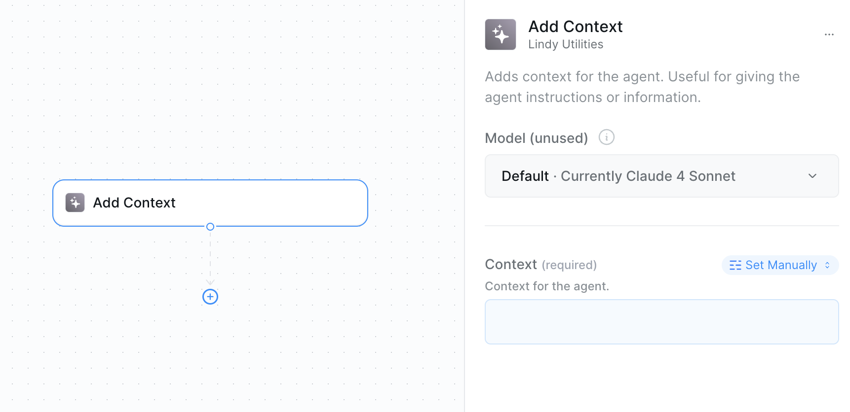 Adding important information to context