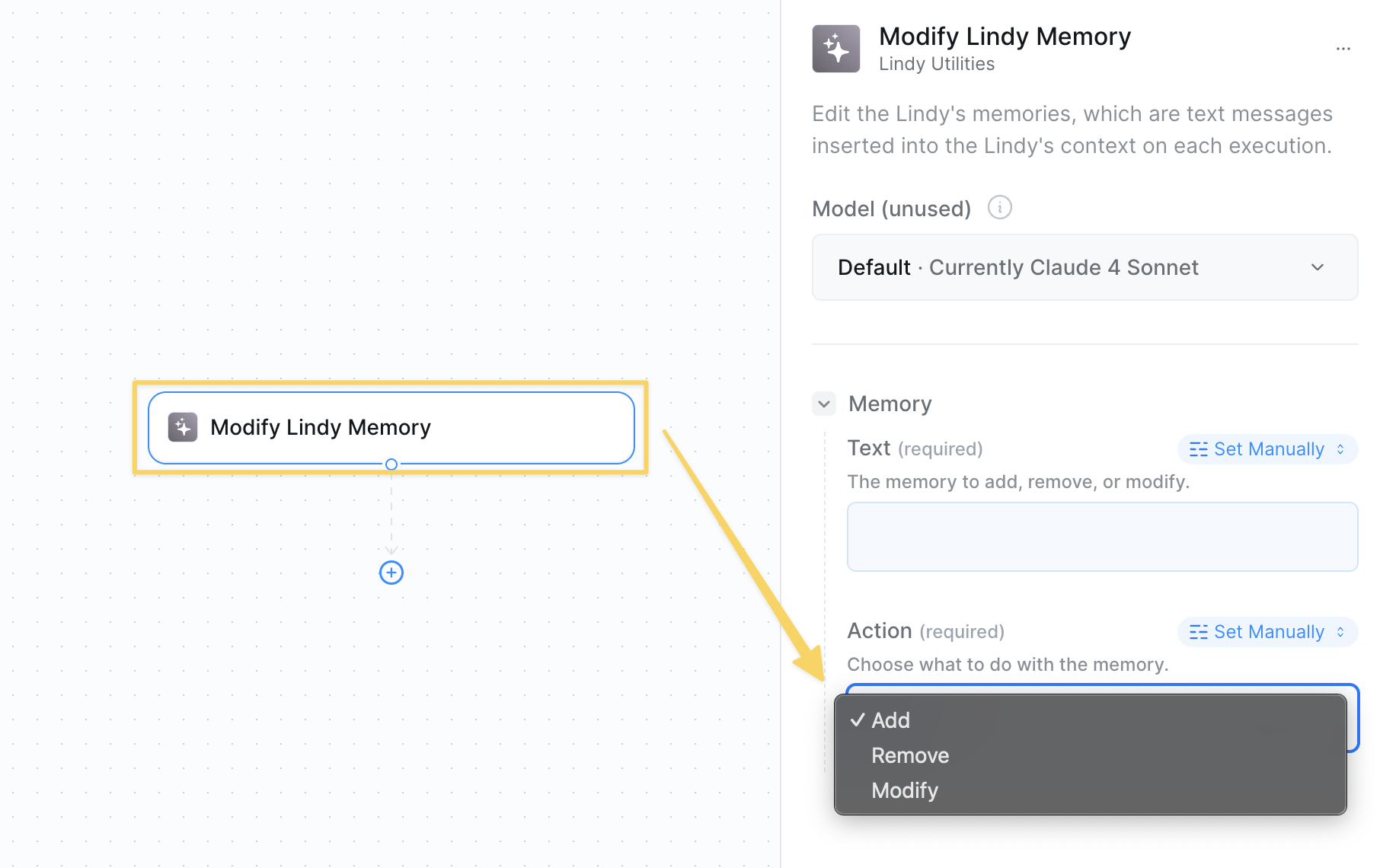 Adding persistent memories to improve agent performance
