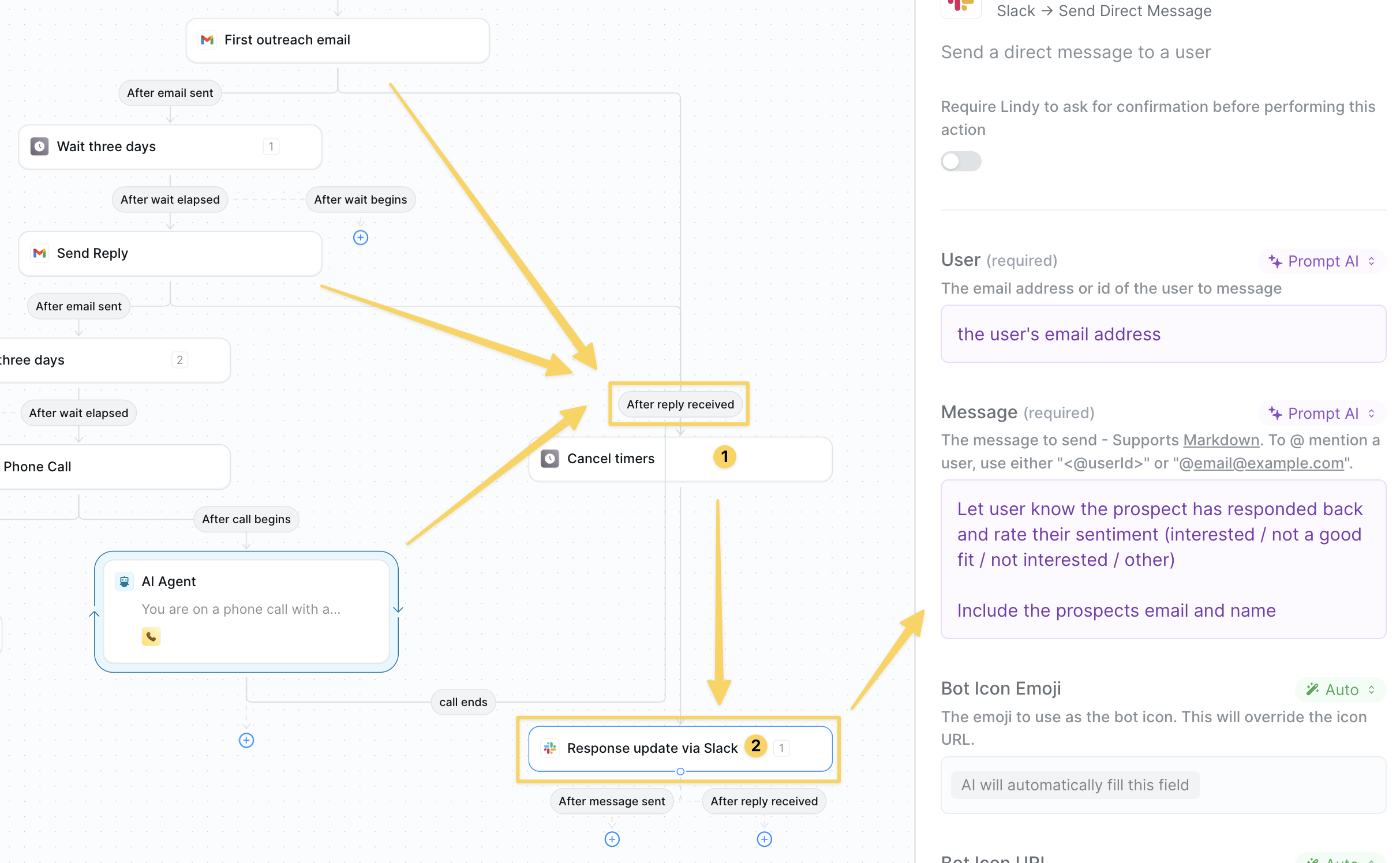 Slack alert