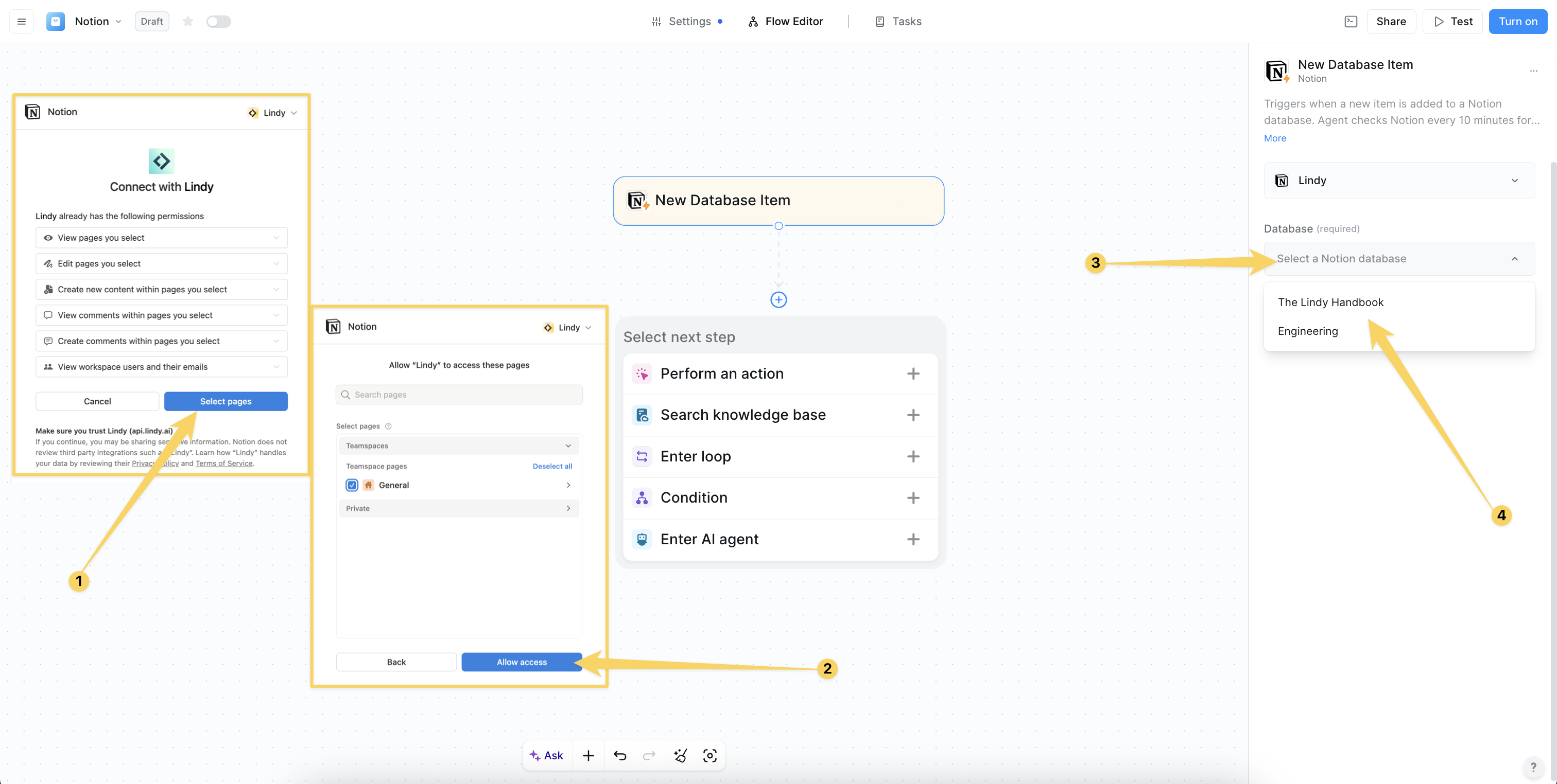Notion connection