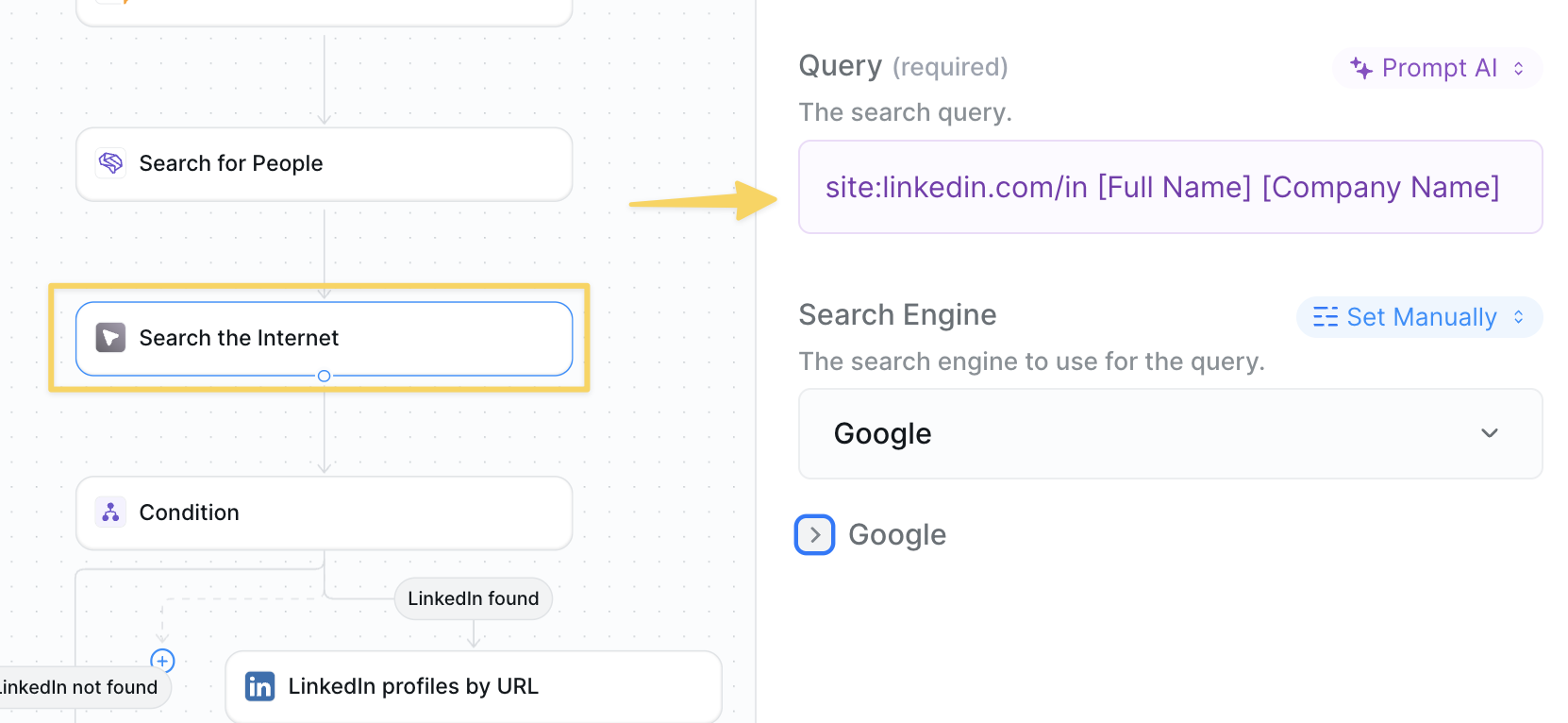 Search the internet for LinkedIn