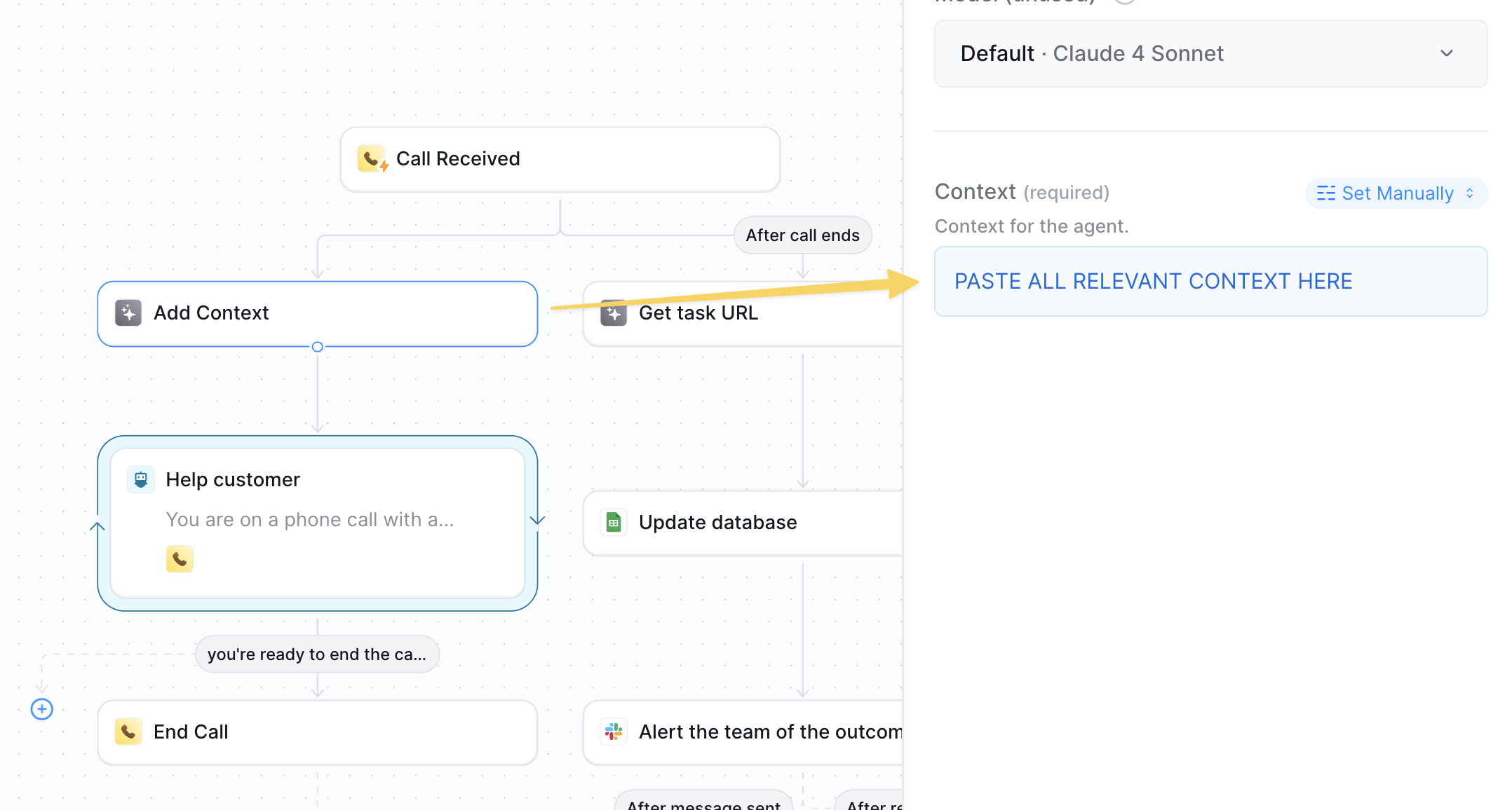Add Context action