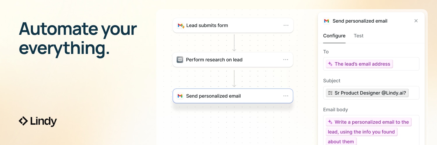 Lindy AI automating business workflows