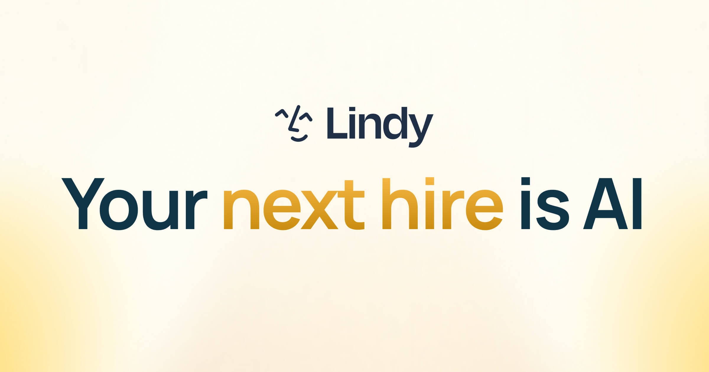 Lindy: Your next hire is AI