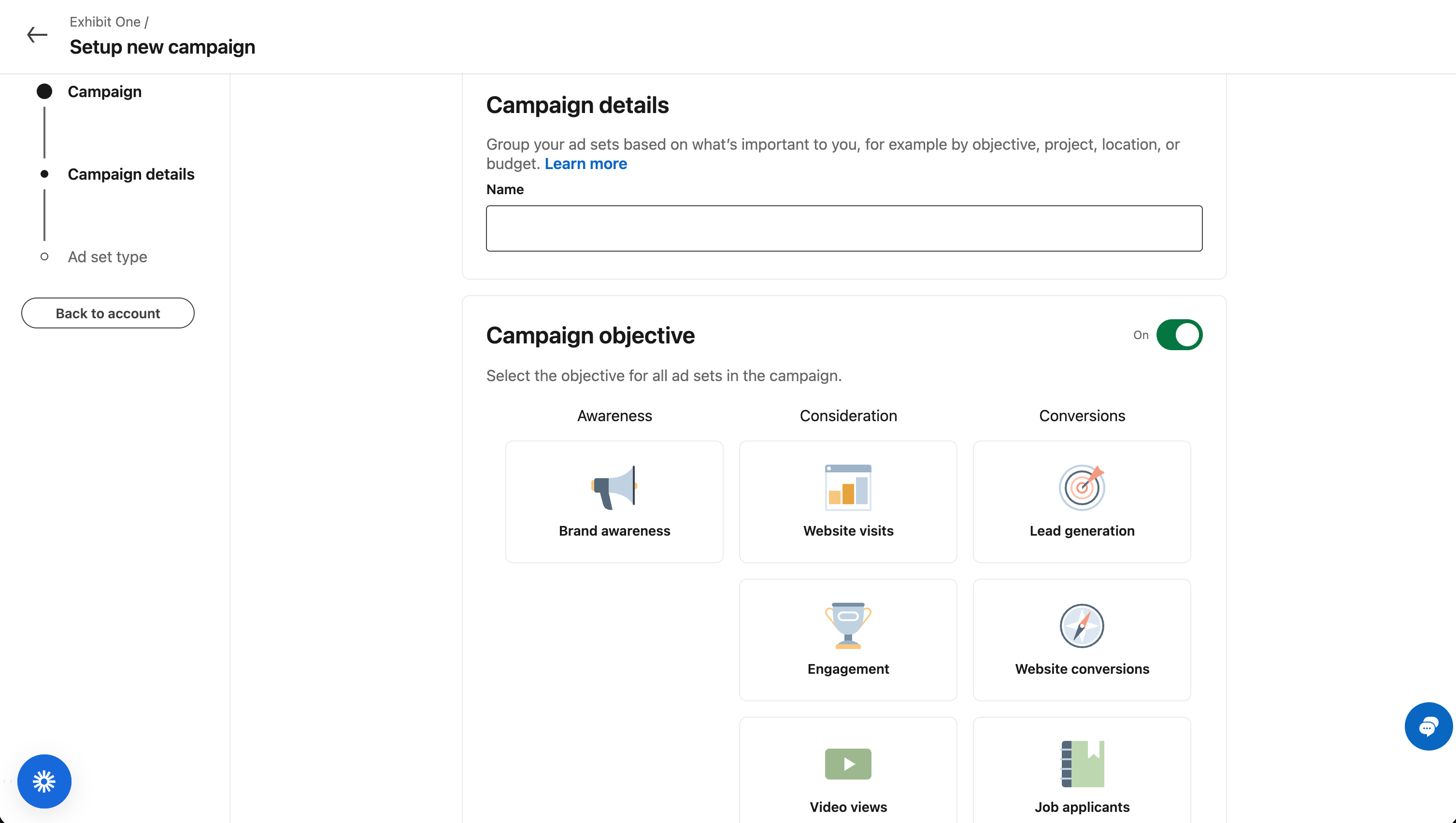 LinkedIn - Campaign Objective