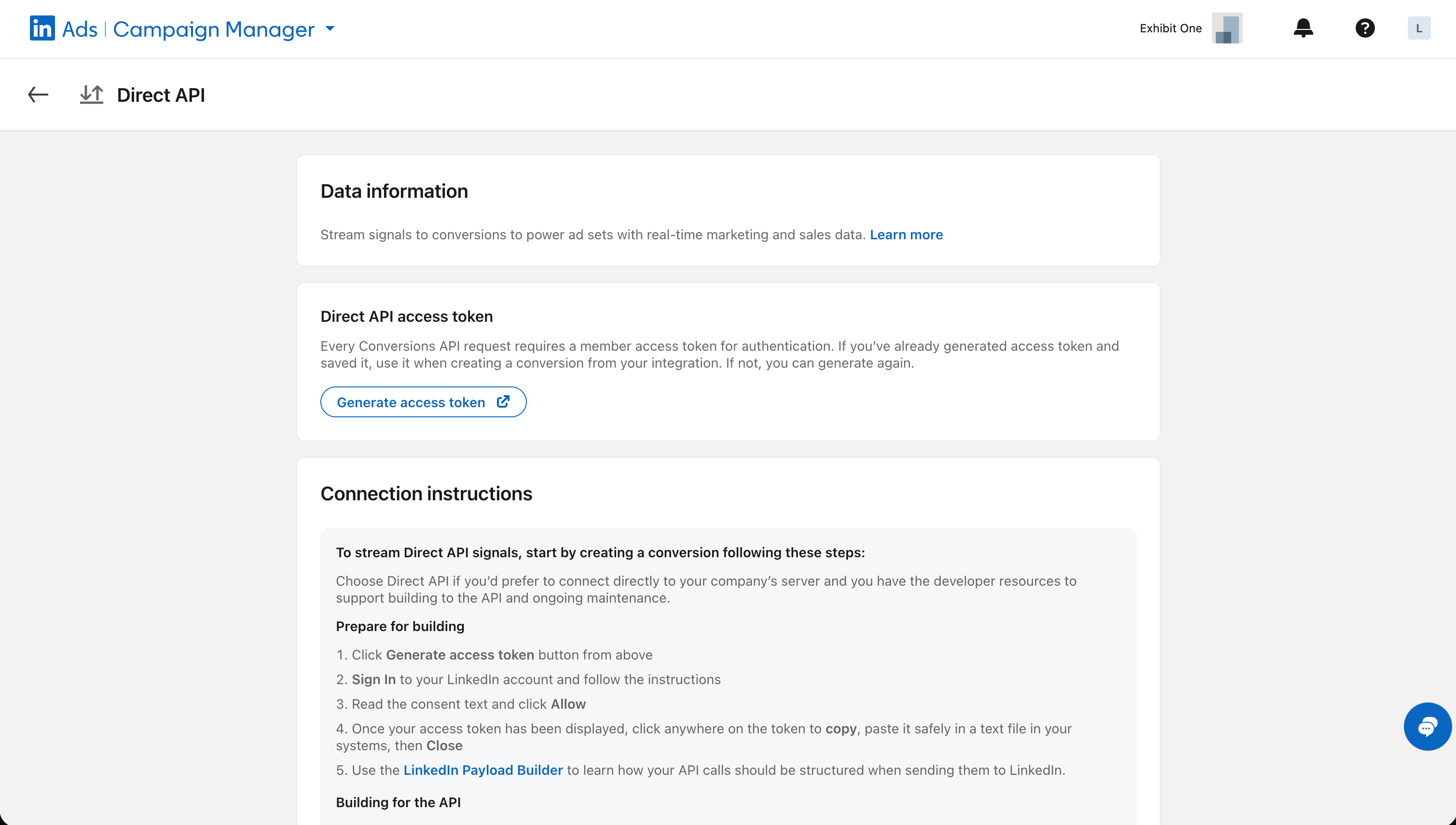 LinkedIn - Generate Access Token
