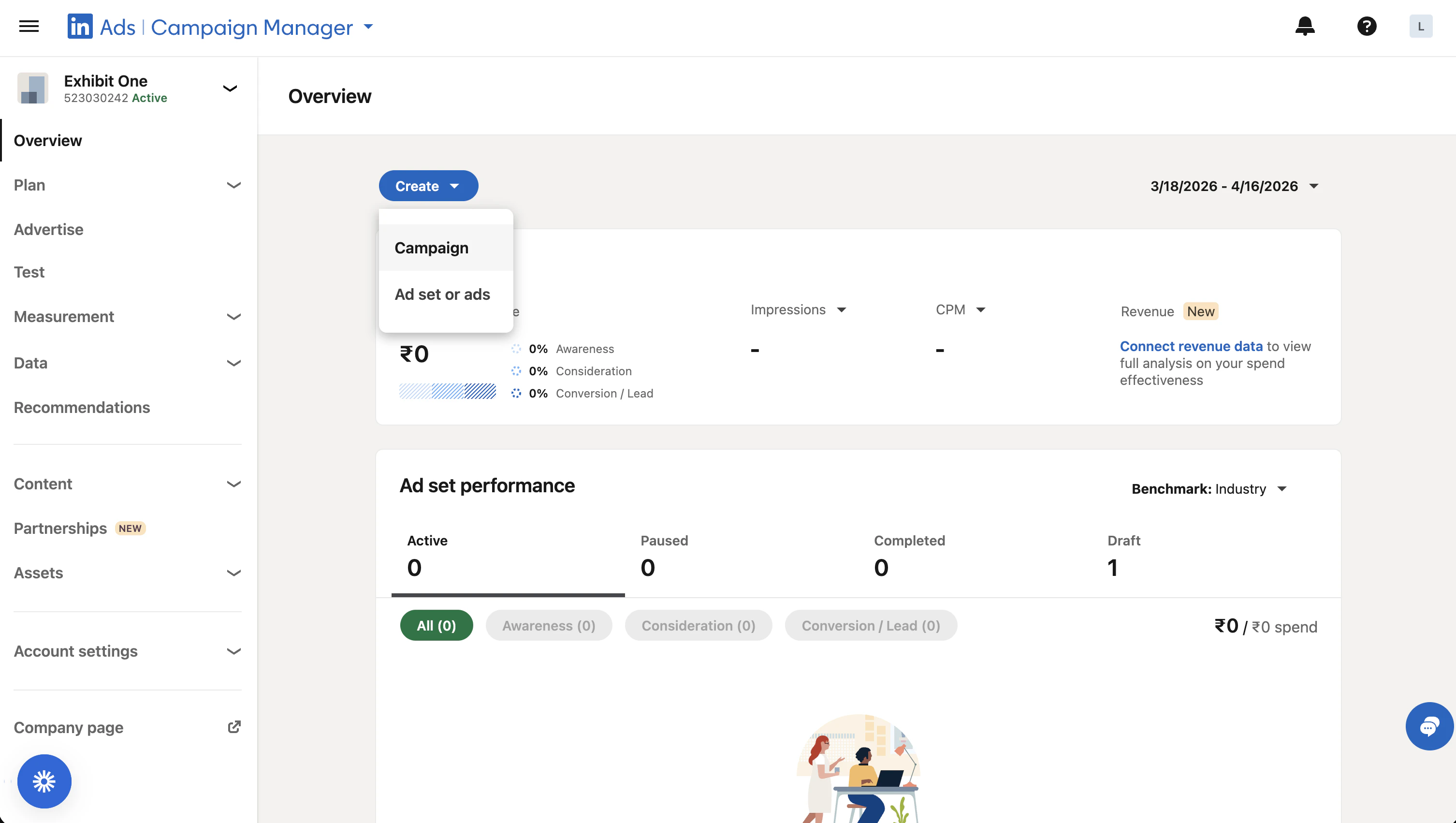 LinkedIn - Create Campaign