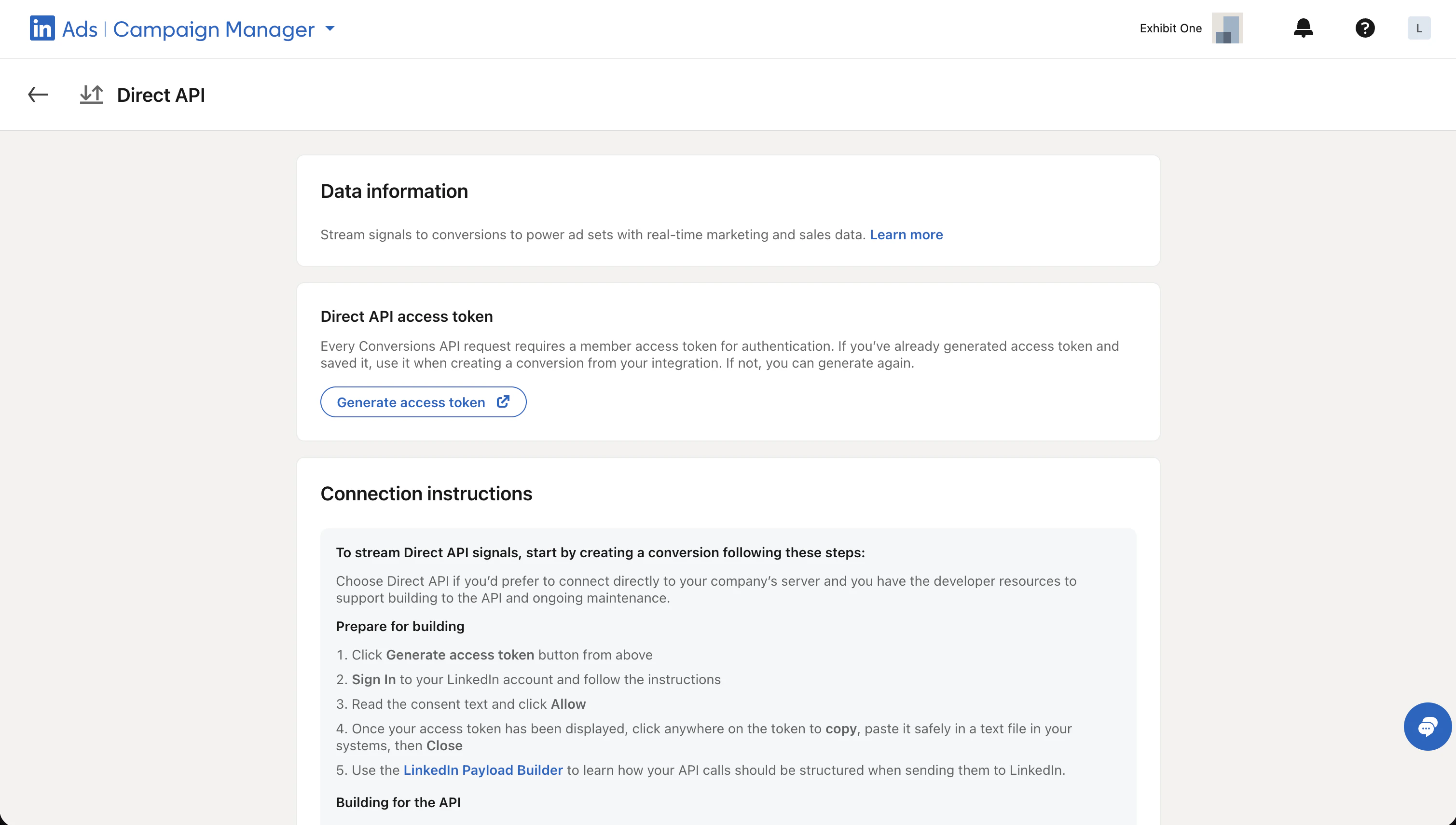 LinkedIn - Generate Access Token
